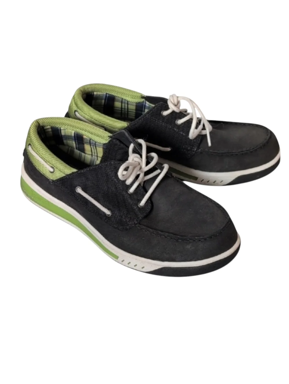 Timberland Green Suede Cruise Master Boat Deck Shoes Men's Size 10.5